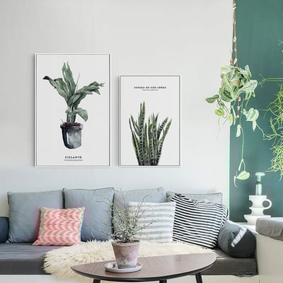 現代簡約北歐清新綠色植物 系列 10款3