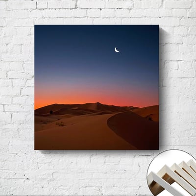 方形 現代簡約日夜晚 風景 2款5