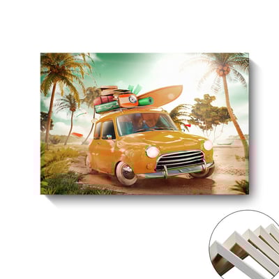 旅行沙灘棕櫚樹衝浪板巴士風格 8款4