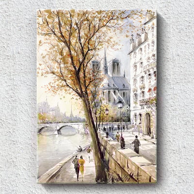 歐式水彩街景 兩款5