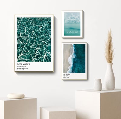 北歐清新大海 海洋 沙灘風景 ３款2