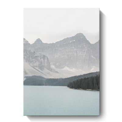 唯美山水風景湖泊 二連式 兩款 可單幅分開購買5