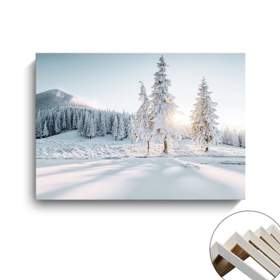 橫式｜簡約雪景冰山冰湖 三款5