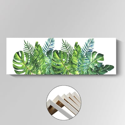 龜背芋 清新植物葉子臥室床頭 5款6