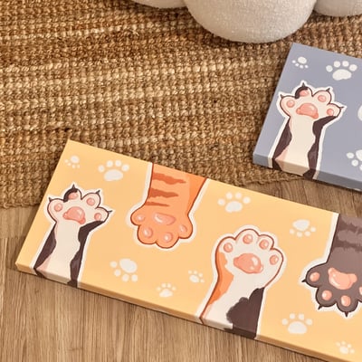 漫德原創-貓系列｜五色貓療癒手手 台灣在地繪師7