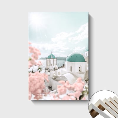 北歐納維亞風景海浪老式門花卉古堡 3款4