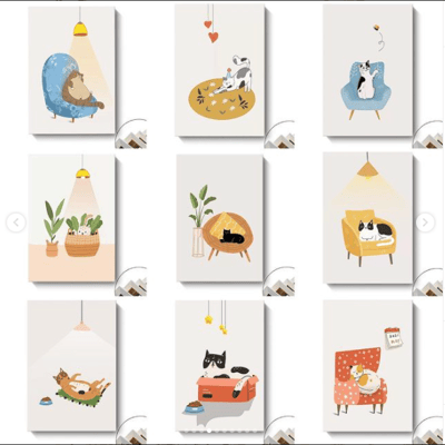 喵喵日常_愜意生活 貓咪九款 花八款6