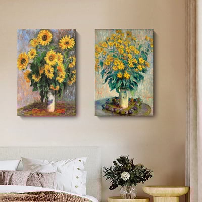 莫奈向日葵油 2款1