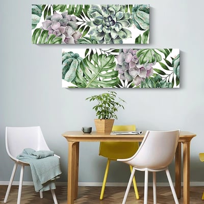 清新植物多肉臥室床頭 5款1