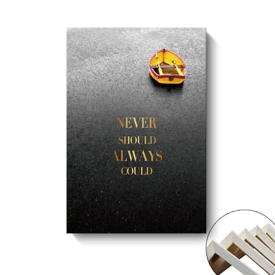 北歐簡約黑白 植物  三款7