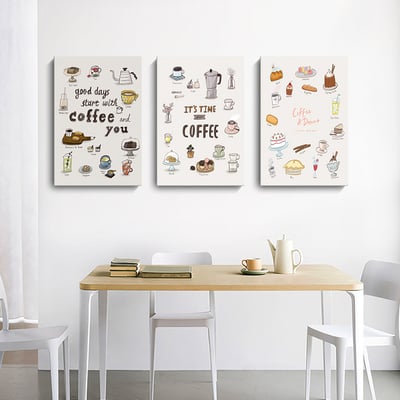 餐廳 咖啡廳 甜點麵包咖啡美食小清新  七款2