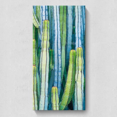 彩清新葉子綠植  特殊長型畫框  8款8