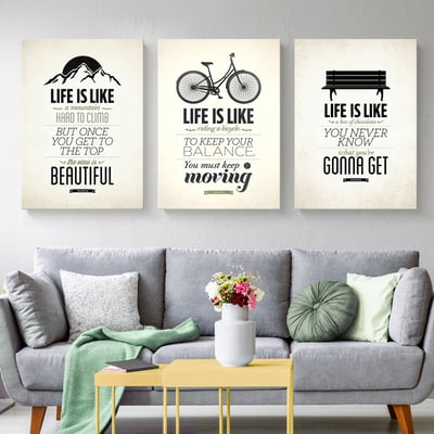 復古車子風格 英文字母 黑百簡約 五款2