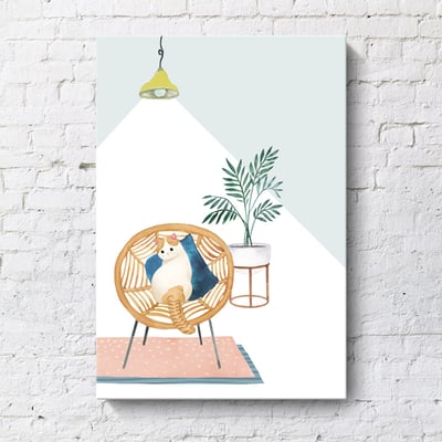 猫咪猫趣小清新 手繪風格  四款9