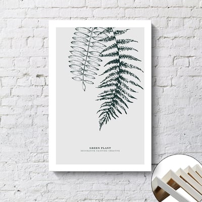 北歐簡約單色系 葉片 三款9