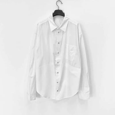 春秋不對稱顯瘦襯衫女設計感上衣13