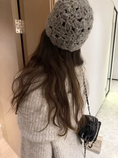 蓬鬆度高紐帶毛衣7