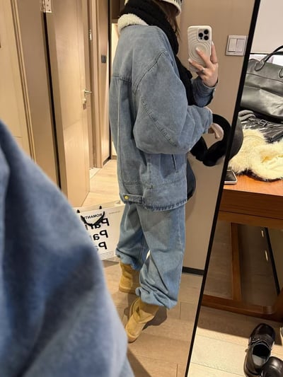 男友款夾棉牛仔外套3