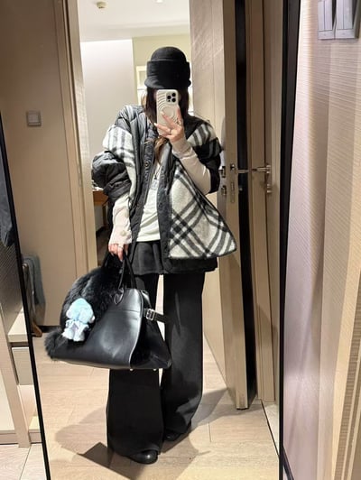 網紗長袖上衣釘珠立體拼接13