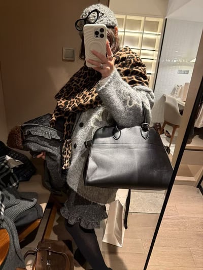 花朵刺繡針織外套厚款6