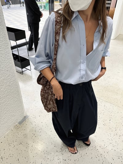 夏季超薄廓形闊腿寬鬆高顯瘦休閒褲3