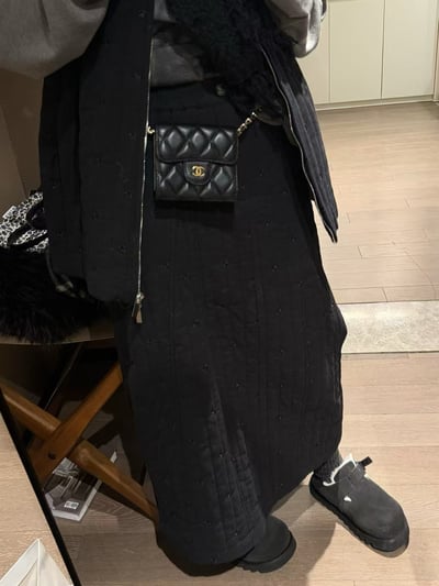 棉絎棉繡花馬甲半身裙套裝5