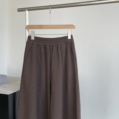 韓系百搭加厚休閒褲6