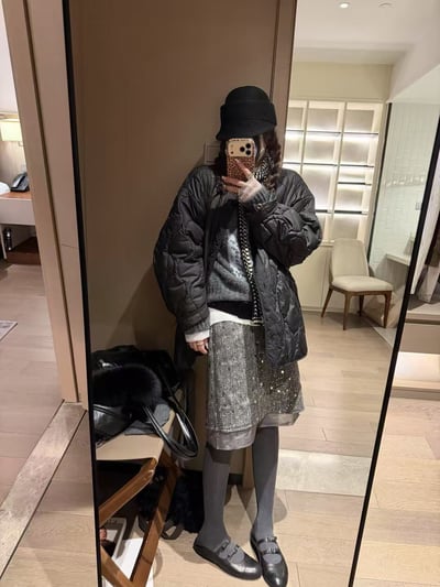 長袖針織上衣貓咪毛衣6