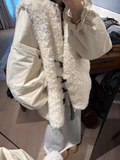 花苞天絲棉落肩薄棉夾克3