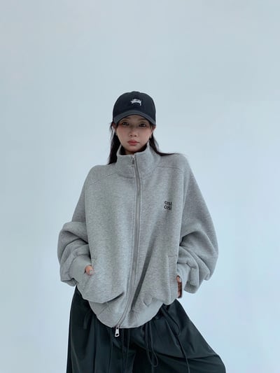 短板做舊寬鬆美式外套2