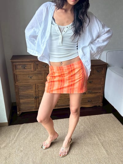 V領亞麻法式襯衫3