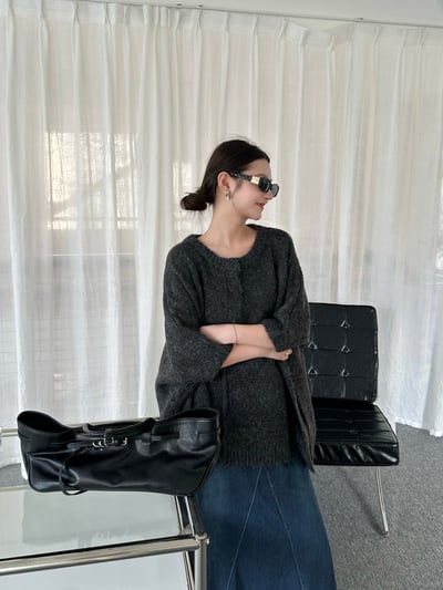 復古氛圍羊毛斗篷式圓領11