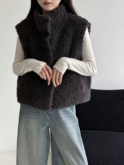 羊羔毛馬甲背心7