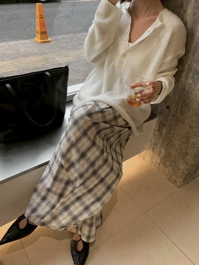 泡泡肌理寬鬆風格紋闊腿褲燈籠褲10