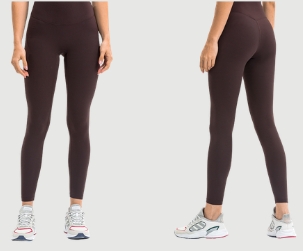 收腹緊身瑜珈褲健身磨毛1