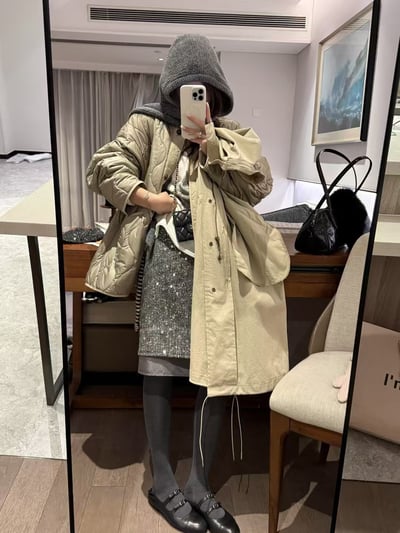 兩穿可拆式兩件式風衣2