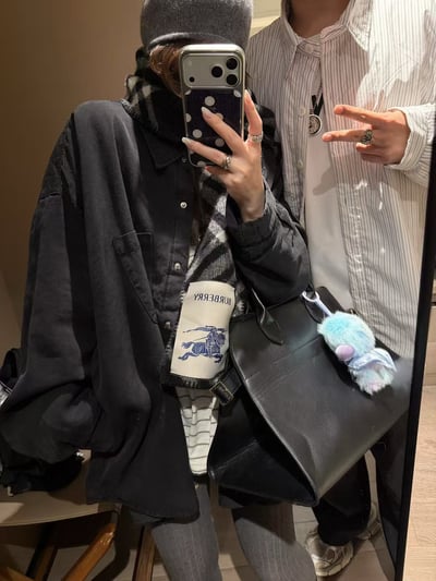 夾棉格子萊賽爾衫棉襯衣外套8