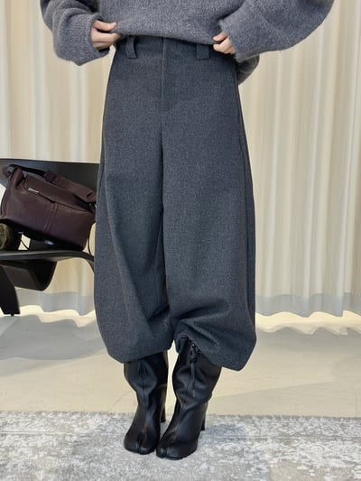 彎刀顯瘦西裝長褲2