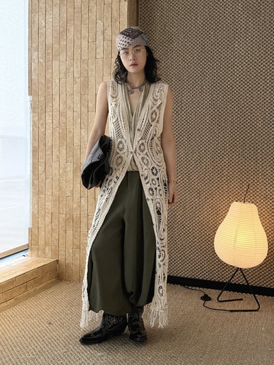 鏤空鉤花針織鬆弛度假感4