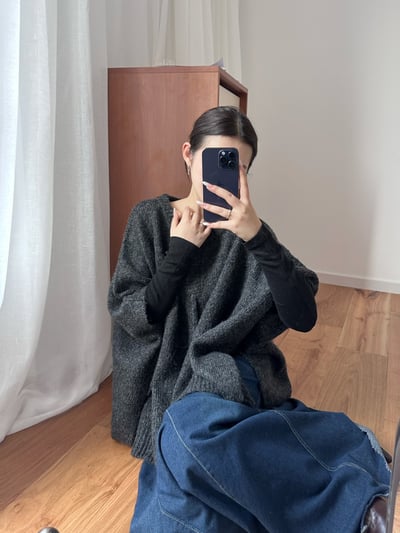 復古氛圍羊毛斗篷式圓領7