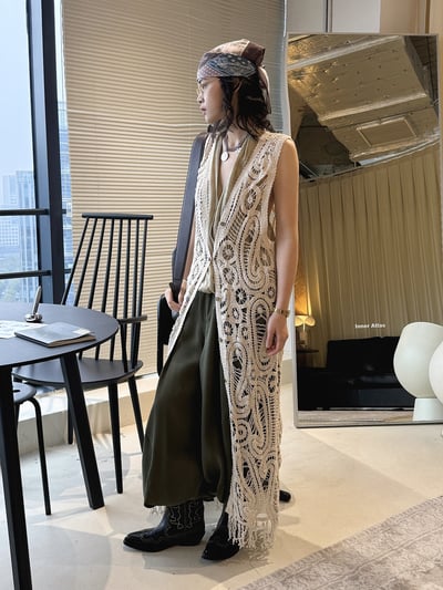 鏤空鉤花針織鬆弛度假感7