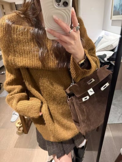 蓬鬆度高紐帶毛衣2