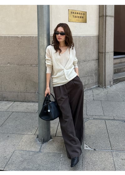 羊駝毛小吊帶+毛衣兩件套4