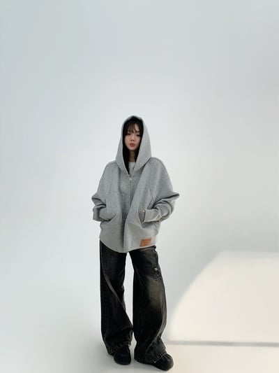 小眾設計復古連帽外套5