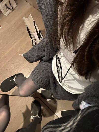 麻花大翻領絞花短裙套裝4