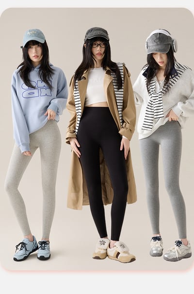 鯊魚瑜珈高腰外穿薄棉緊身褲6