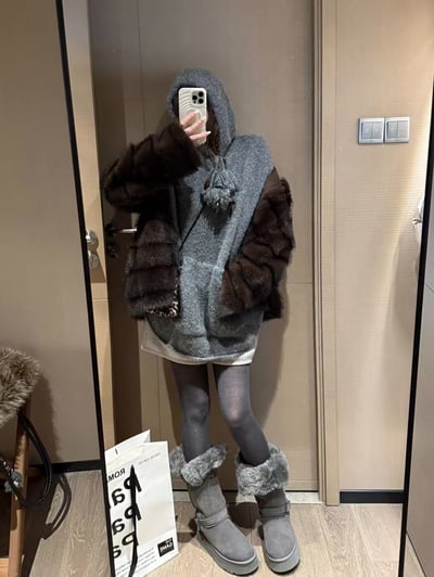 連帽毛球針織毛衣5