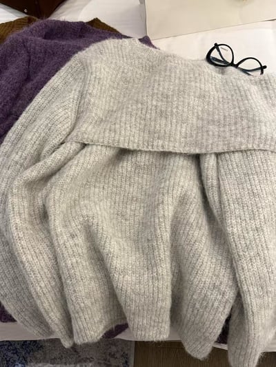 蓬鬆度高紐帶毛衣8