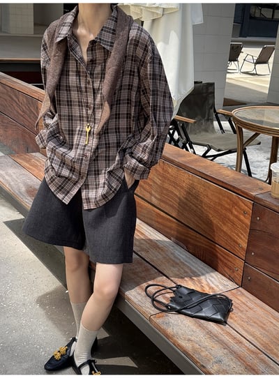 五分西裝褲配腰帶短褲4