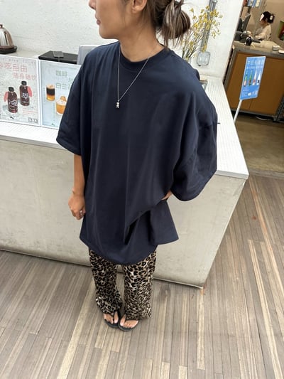 入秋鬆緊腰彈性豹紋褲薄款長褲垂感休閒直筒褲5